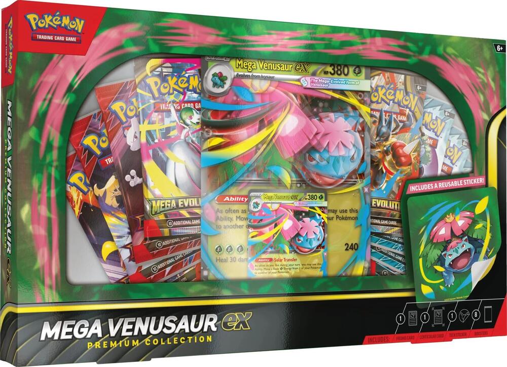 Pokémon TCG: Mega Venusaur ex Premium Collection (Ships 12/5)