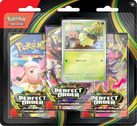 Perfect Order 3 Pack Blister [Chikorita] - ME03